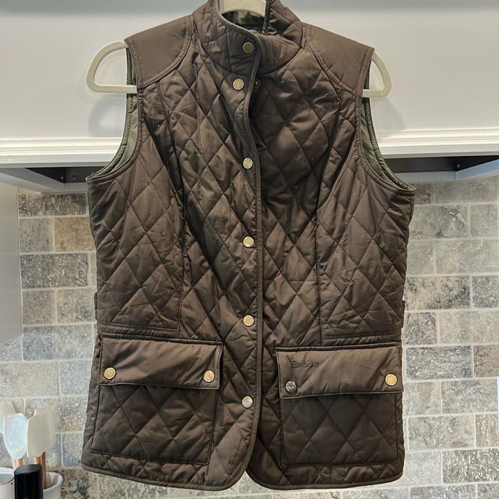 Barbour Clent Gilet Olive US6/UK10